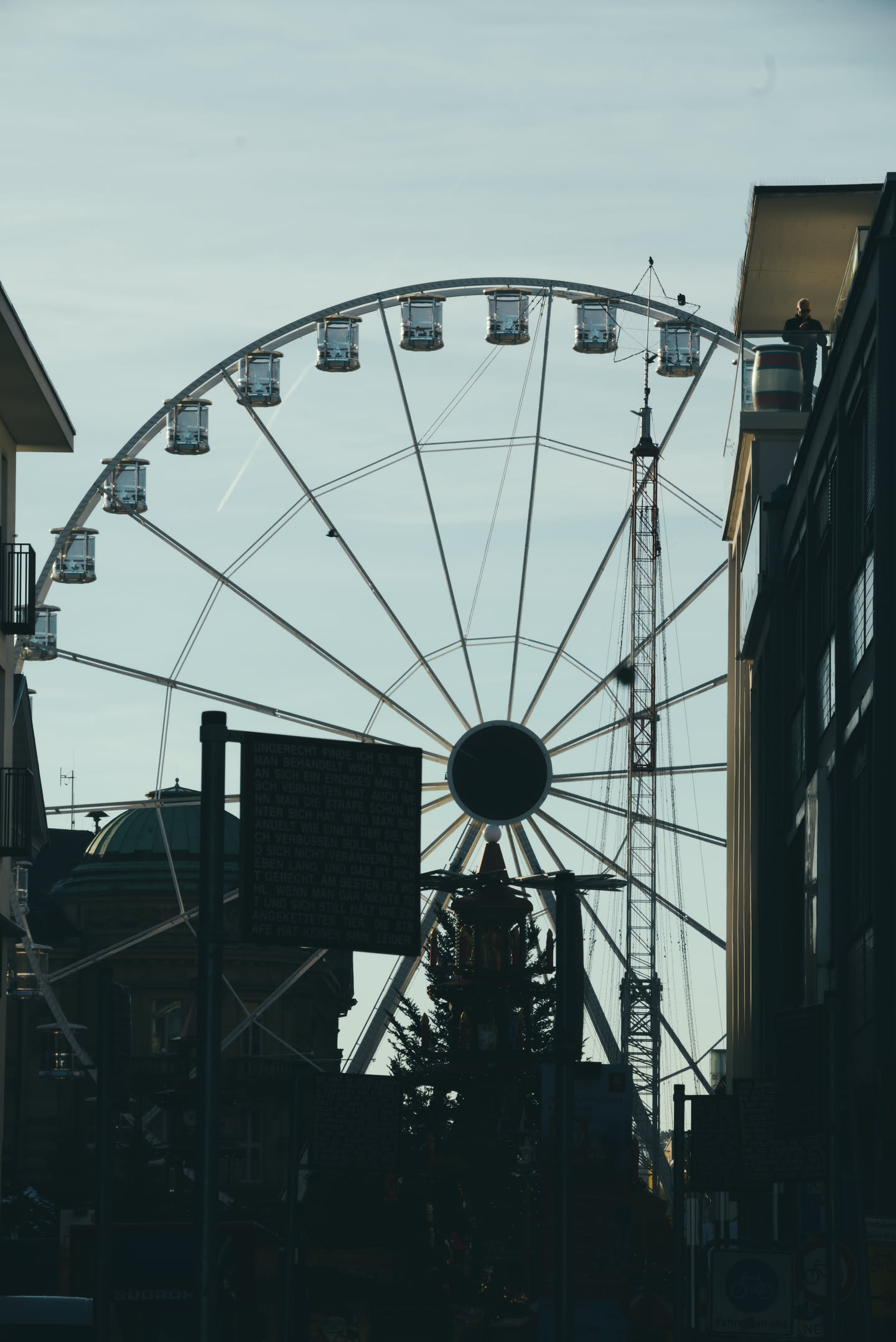 Ferris wheel, Christmas market @ Karlsruhe